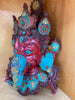 One of a Kind Hand Carved Ganesh Mask/Wall Plaque