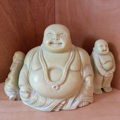 Soapstone Laughing Buddhas