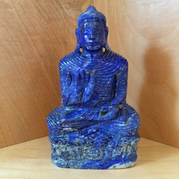 Blue Lapis Buddha Statue