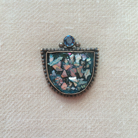 Roman Glass Pin