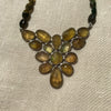 Yellow Tourmaline Necklace with Silver